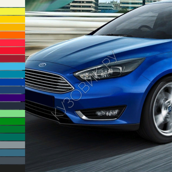 Бампер передний в цвет кузова Ford Focus 3 (2014-2019) рестайлинг Бампер передний в цвет кузова Ford Focus 3 (2014-2019) рестайлинг